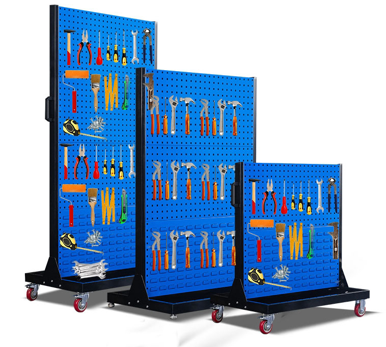 Workshop Tools.Hanging Board - Quadratische Lochwand Multifunktionale Ein- und Doppelseitige