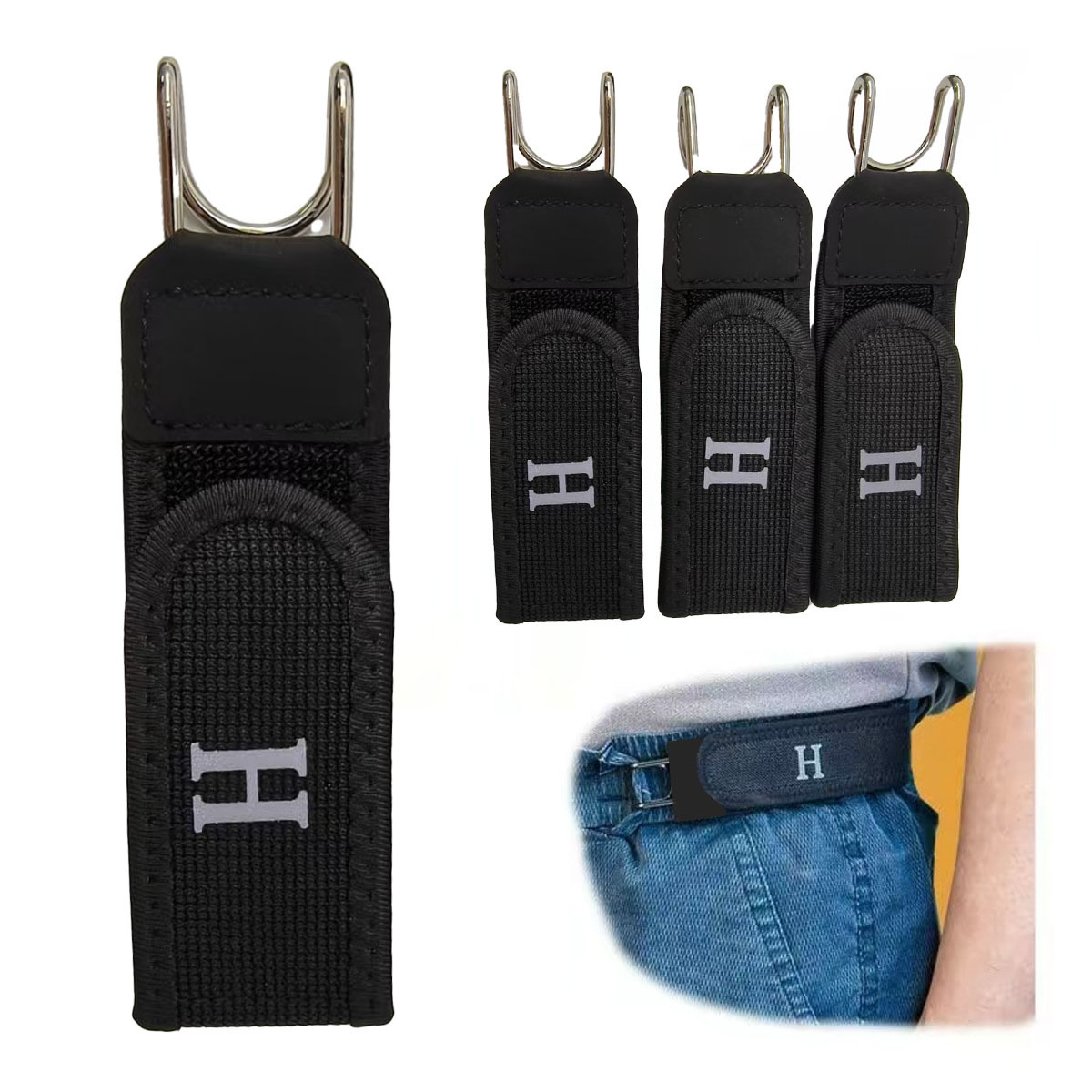 Mini Workshop Tools - 4-teiliger elastischer Werkzeuggürtel ohne Schnalle, freihändiger