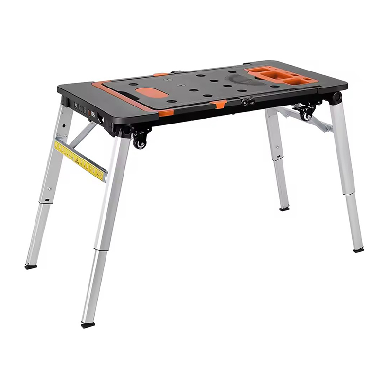Workbench Portable Fold - 7-in-1 Multifunktionaler Klappbarer Nutzwagen, Tragbarer Camping-Arbeitstisch-Trolley