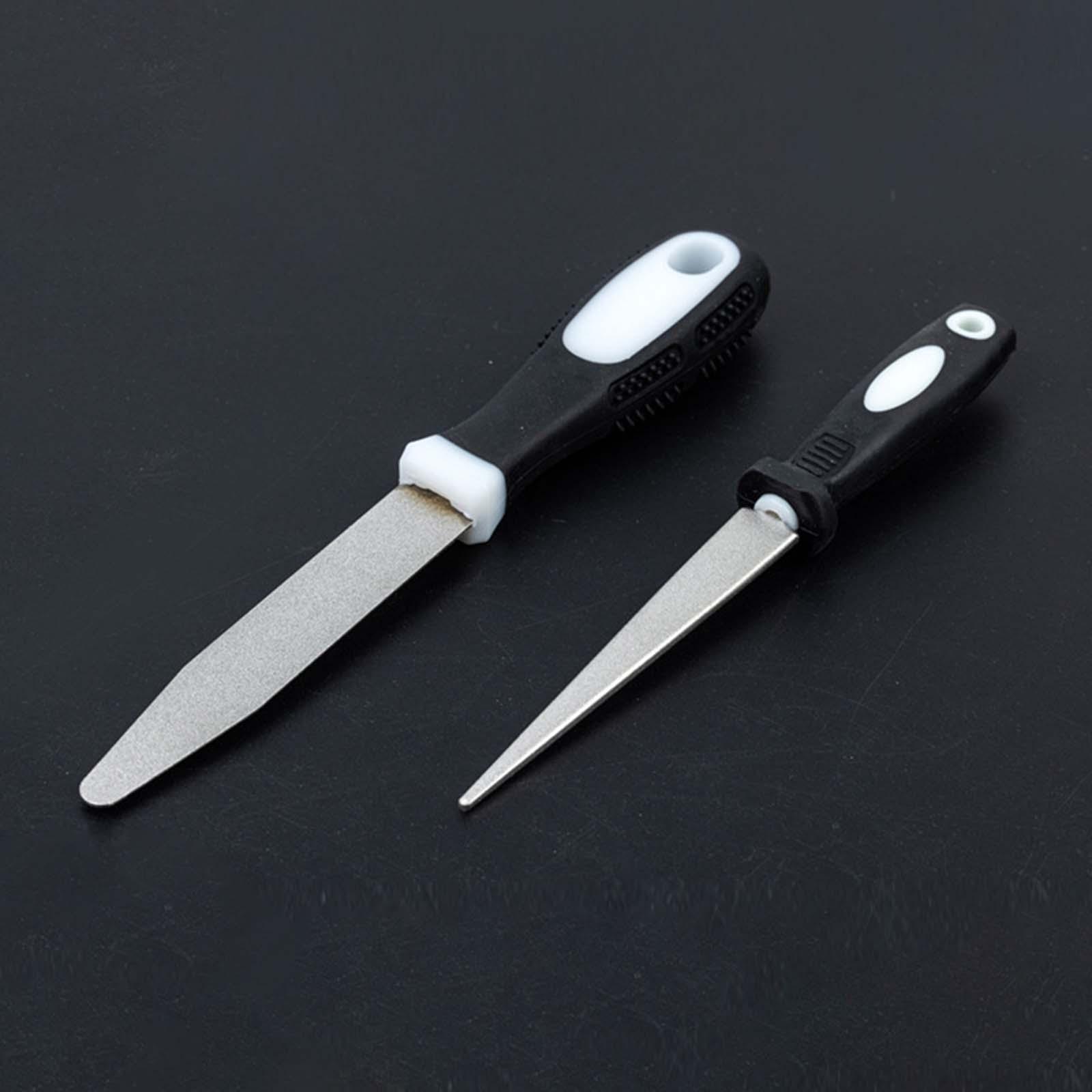 Workshop Tools Knife Sharpener - Professioneller Messerschärfstab, manuelles Klingenschärfwerkzeug mit Winkelanzeige