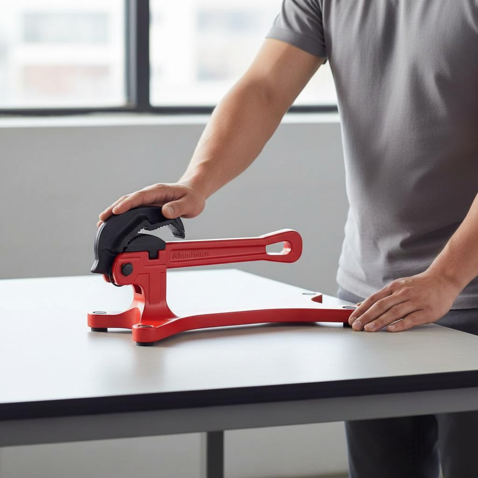 Workshop Tools And Equipment - Selbstsichernder Rohrzangen-Satz: Tragbarer, selbstjustierender Rohrzangen-Satz mit