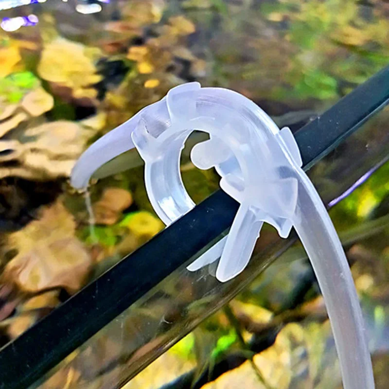 Pipe Clamp Bar - Aquarium Luftschlauch Wasserschlauch Befestigungsclip Rohrhalter U-förmige