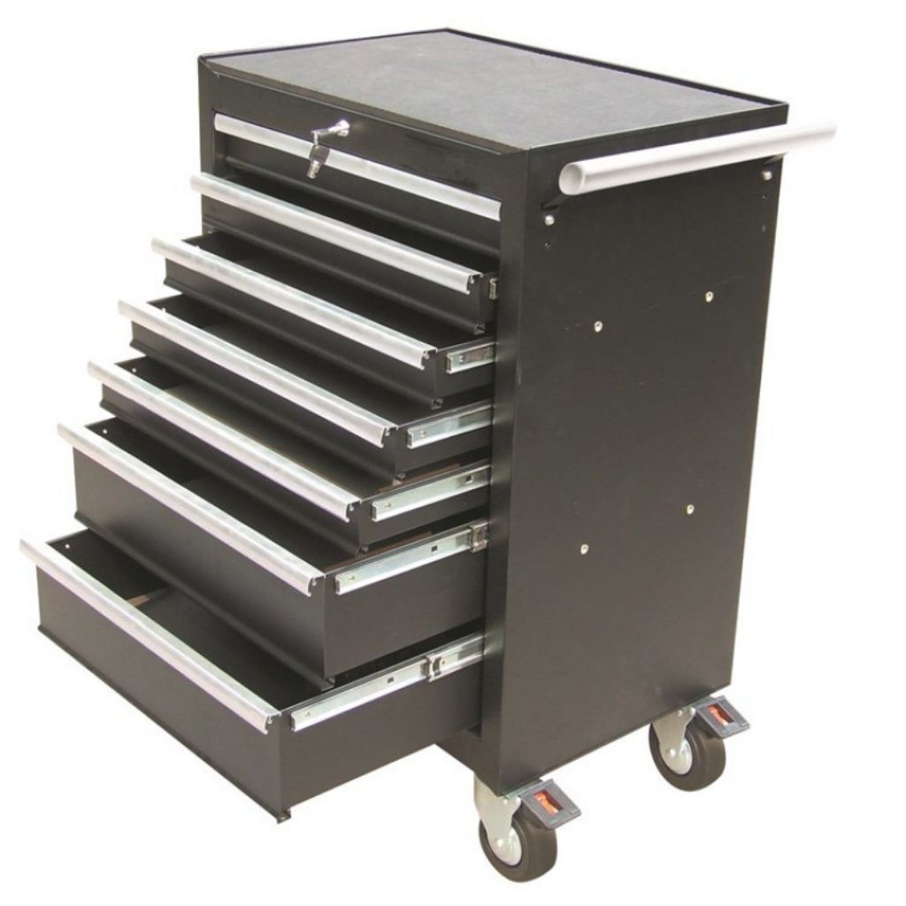 Workshop Tools Price - Fabrikpreis Schwerlast-Vierrad-Gusseisen-Stahl-Rollwerkzeugwagen Maßgefertigter Lager-Aufbewahrungsschrank mit Schubladen