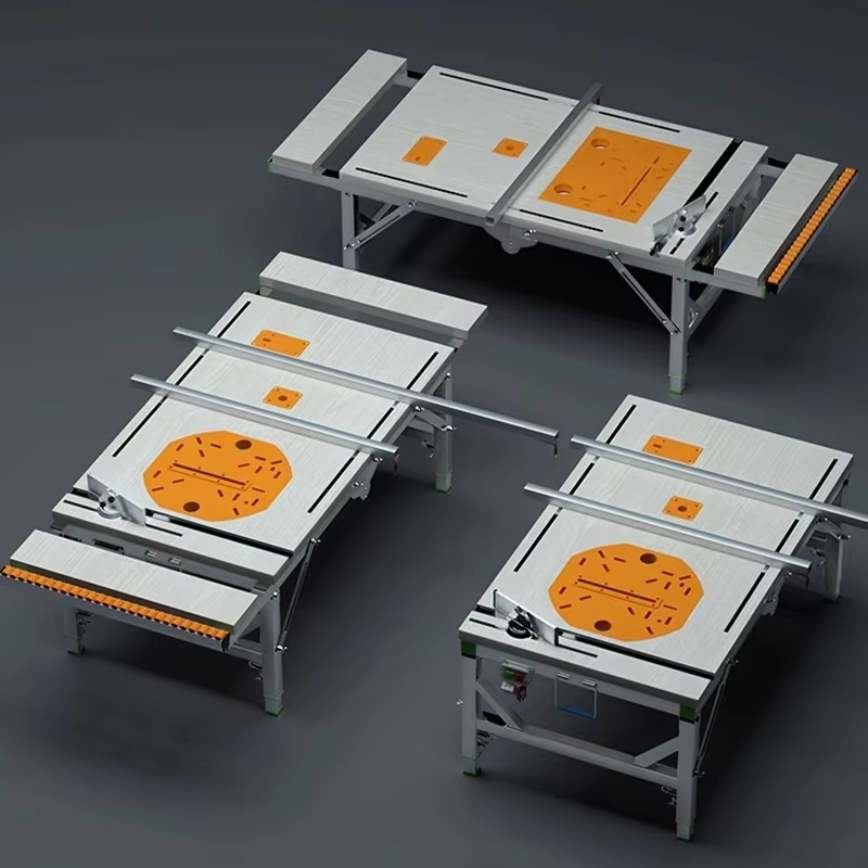 Workbench Portable Fold - Multifunktionale Holzbearbeitungs-Werkbank Kleiner Sägetisch Tragbarer Klappbarer