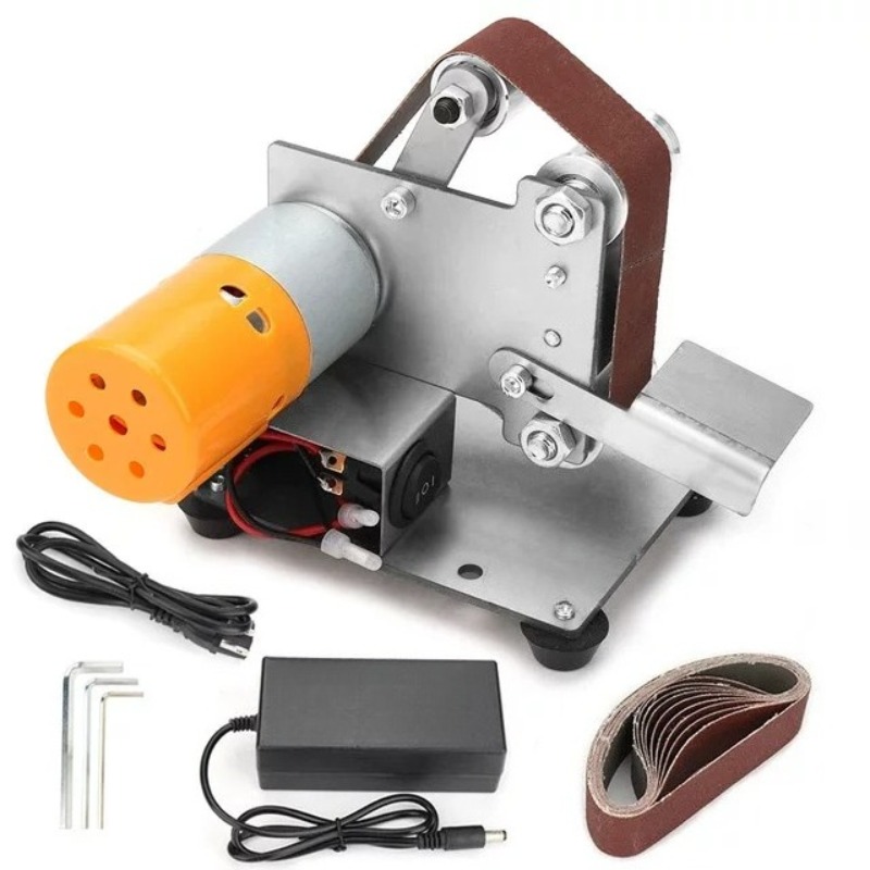 Workshop Tools Knife Sharpener - Mini Elektrischer Bandschleifer Multifunktionaler Messerschärfer Holz-Metall-Polierer