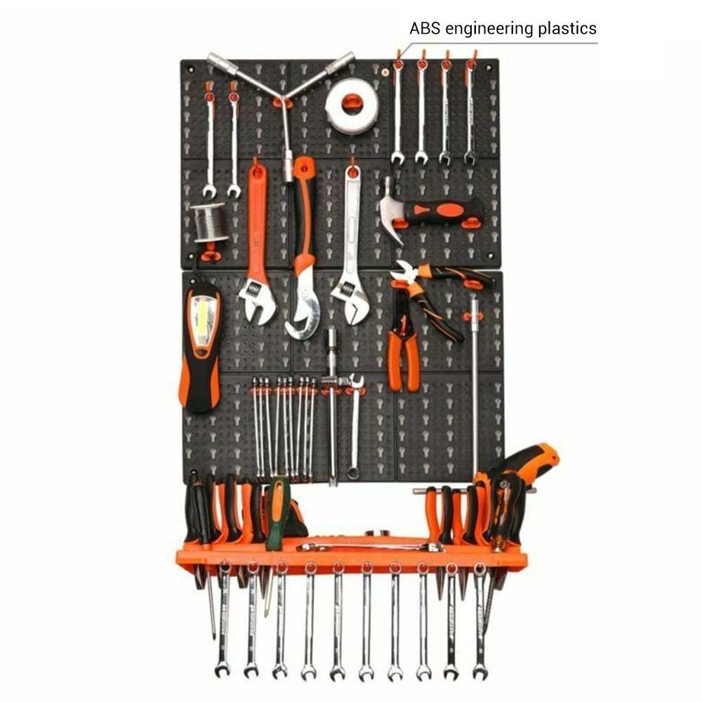 Workshop Tools.Hanging Board - 10pc Wand-Hardware Werkzeug Halter Kunststoff Lagerung