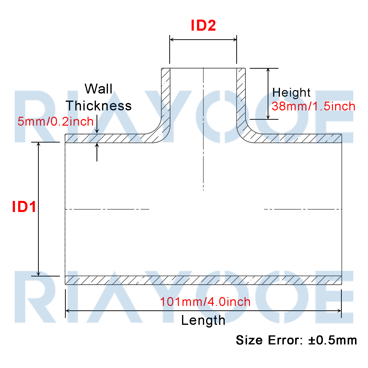 51–76 mm T-Stück Silikonschlau – Pipe Clamp Bar Bewertung und Preis