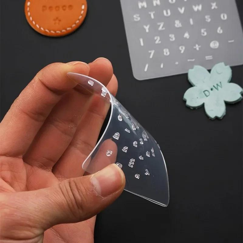 Transparentes Leder-Buchstaben – Tools Set Workshop Bewertung und Preis