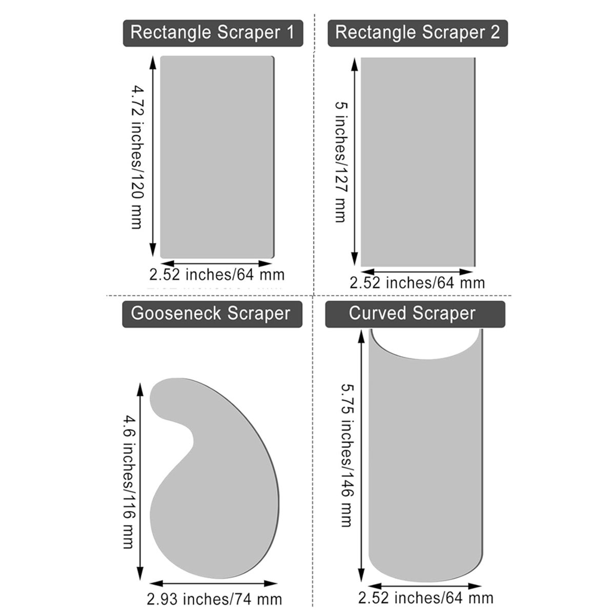 Kartenschaber, Polierer und 4- – Card Scraper Cabinet Bewertung und Preis