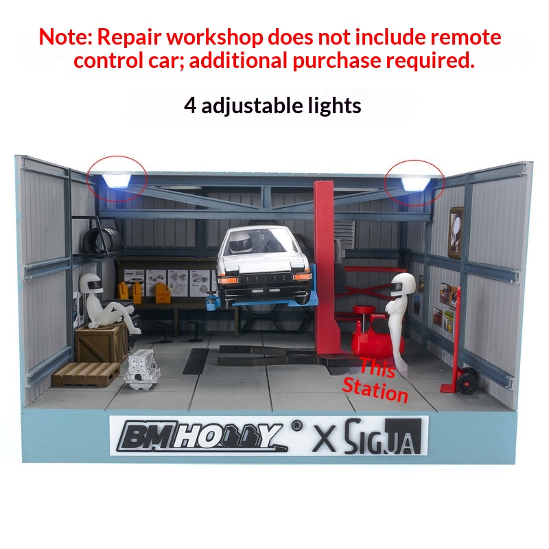 BM HOBBY 1/24 Maßstab RC Auto  – Workshop Tools 3D Model Bewertung und Preis