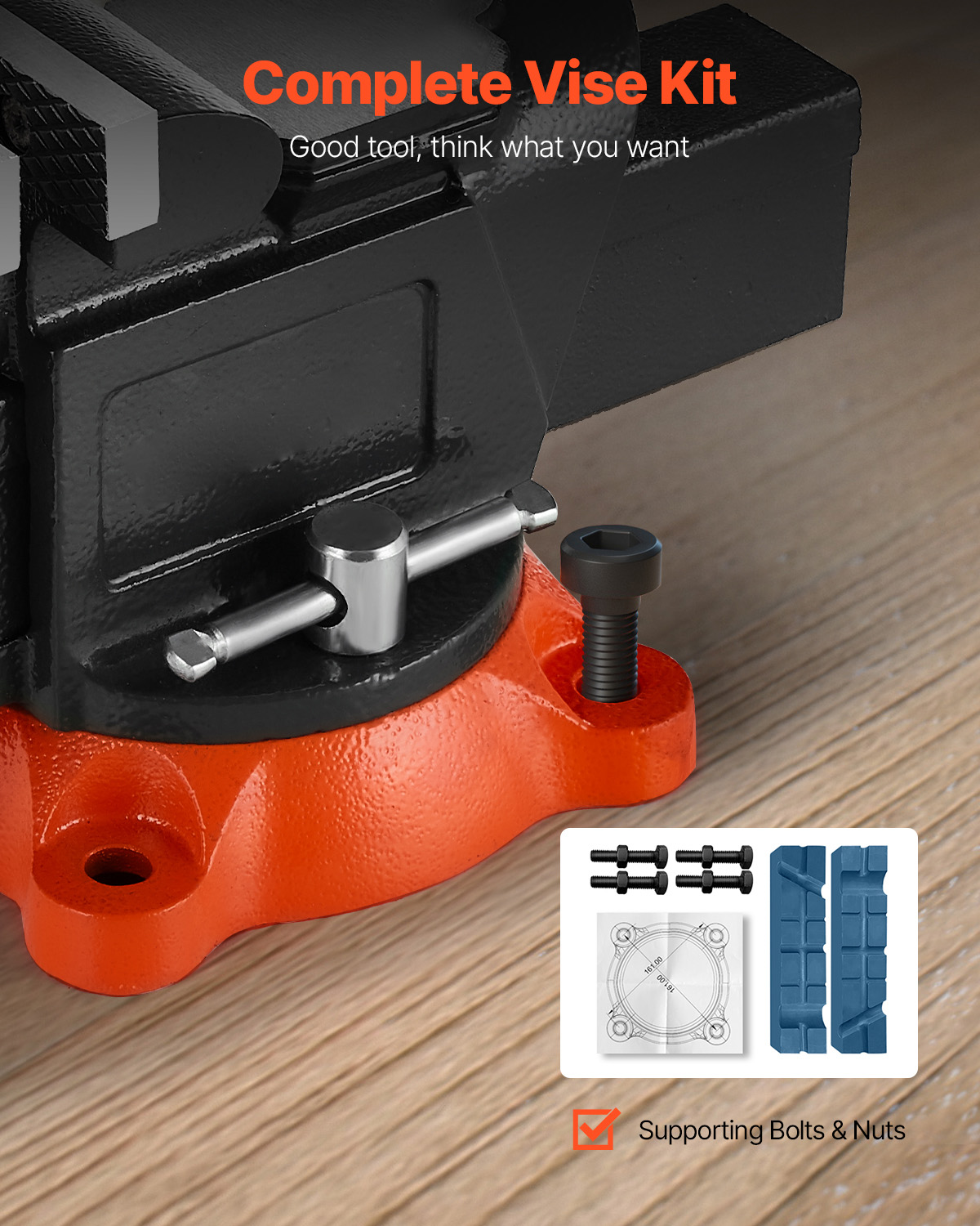 VEVOR Schraubstock, 127 mm Bac – Workshop Tools Vice Bewertung und Preis