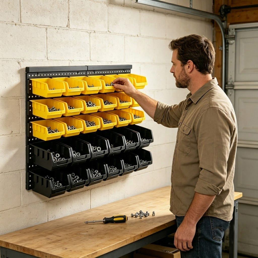 Wandmontierte Aufbewahrungsbox – Screw Organizer Kit Bewertung und Preis
