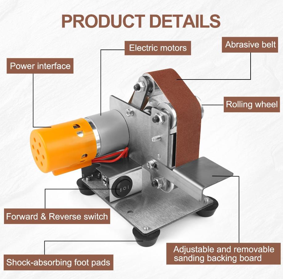 Mini Elektrischer Bandschleife – Workshop Tools Knife Sharpener Bewertung und Preis