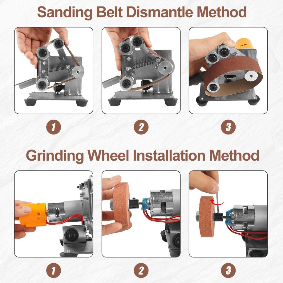 Mini Elektrischer Bandschleife – Workshop Tools Knife Sharpener Bewertung und Preis