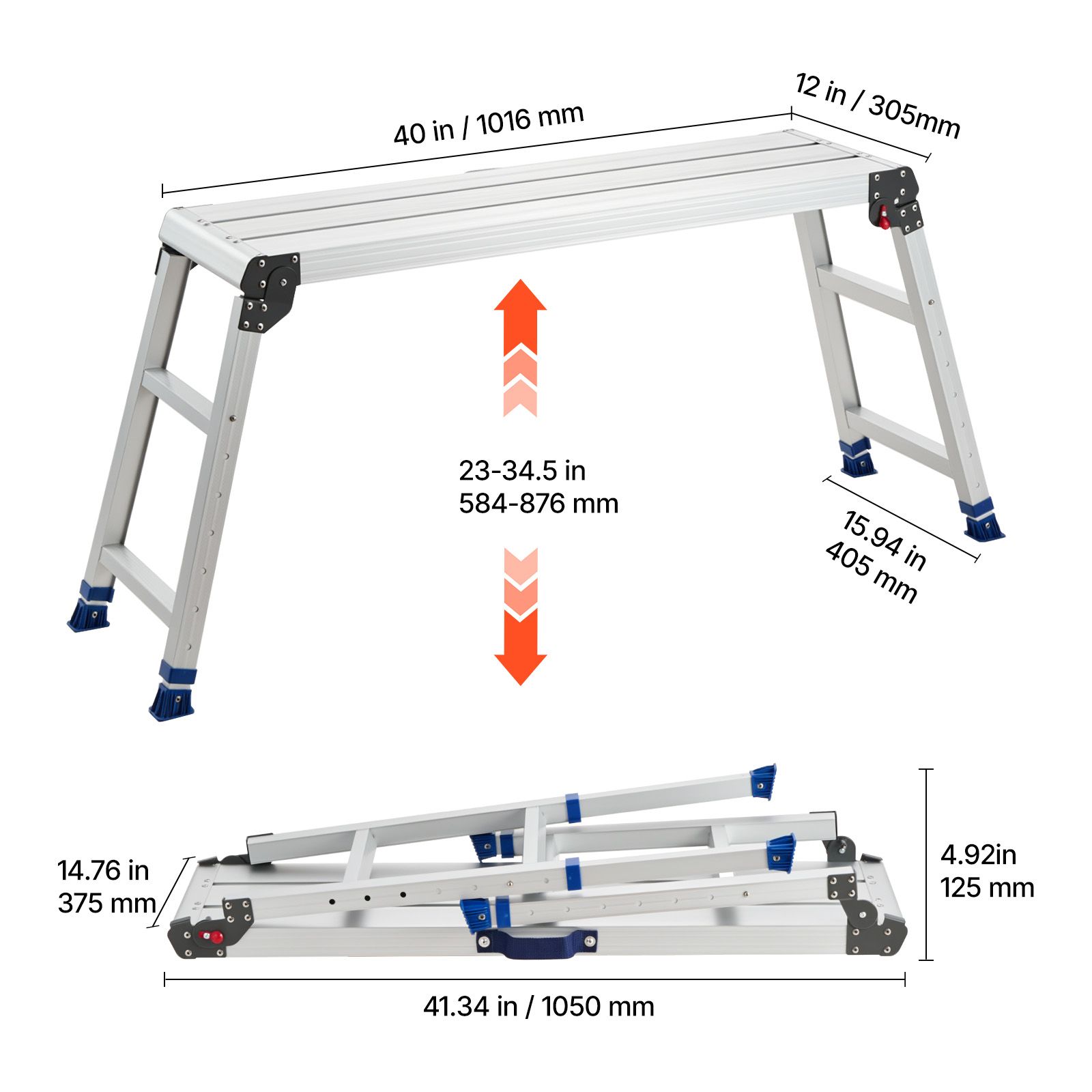 Klappbare Arbeitsplattform, hö – Workbench Portable Fold Bewertung und Preis